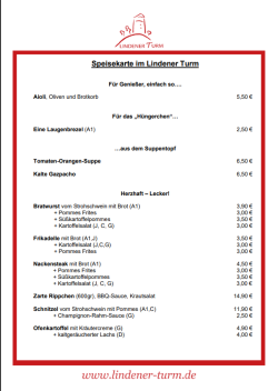 LT Speisekarte 2025 